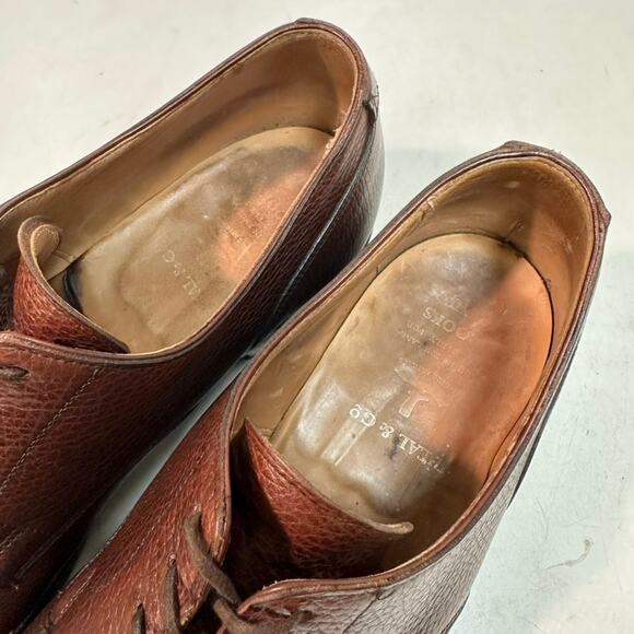 NEW HEELS Crockett & Jones x Brooks Brothers Scotch Grain Split Toe Derby US 9 D - Picture 9 of 13